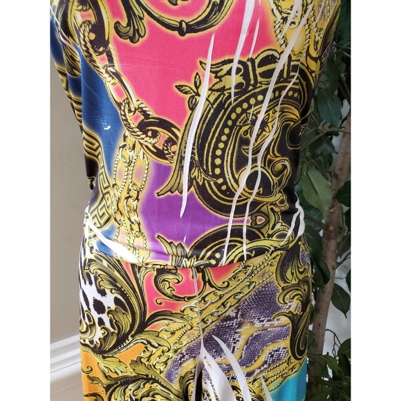 Symphony Women's Multicolor Polyester One Shoulder Off Casual Jumpsuits Size M - Picture 3 of 9